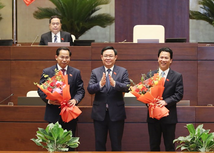 Quốc hội bầu Chủ nhiệm Ủy ban Tài chính - Ngân sách của Quốc hội, phê chuẩn bổ nhiệm Bộ trưởng Bộ Tài nguyên và Môi trường - Anh 2
