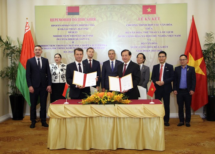 Việt Nam - Belarus: Ký kết hợp tác văn hóa - nghệ thuật giai đoạn 2023-2025 - Anh 1
