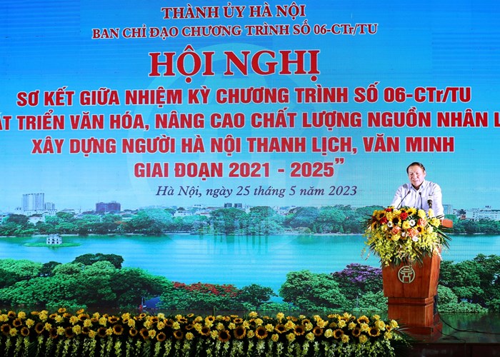 Xây dựng văn hoá, con người Hà Nội tạo động lực cho sự phát triển đất nước - Anh 1