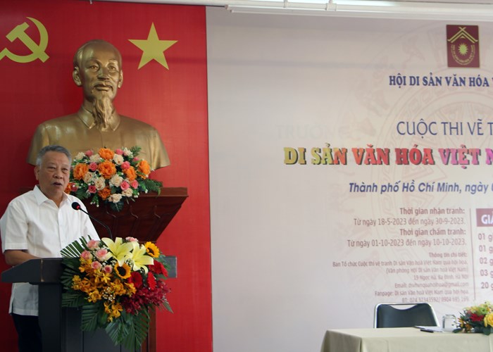 Cuộc thi vẽ tranh “Di sản văn hóa Việt Nam qua hội họa” - Anh 1