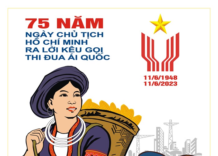 Triển lãm tranh cổ động tuyên truyền kỷ niệm 75 năm Bác Hồ ra Lời kêu gọi Thi đua ái quốc - Anh 5
