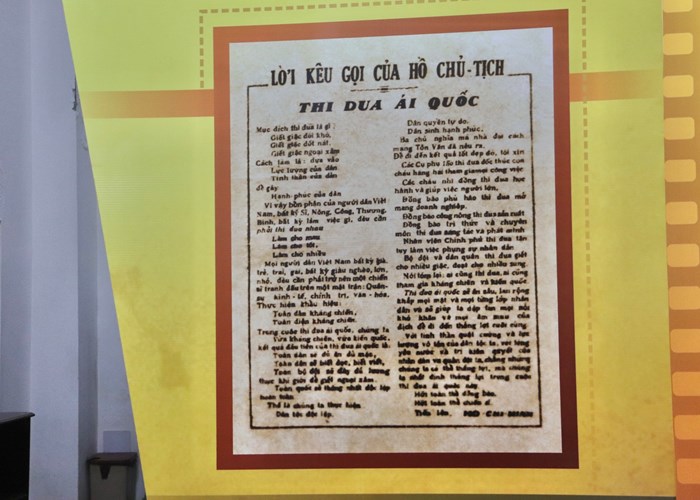 “Vang mãi Lời kêu gọi thi đua ái quốc” - Anh 7