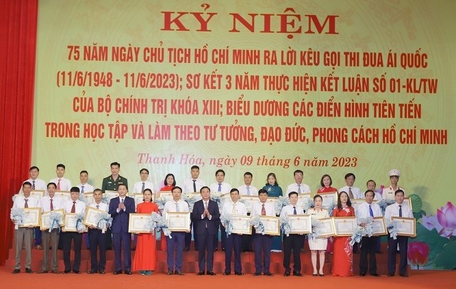Thanh Hóa biểu dương tập thể, cá nhân học tập và làm theo Bác - Anh 1