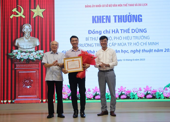 Đảng ủy khối cơ sở Bộ VHTTDL sơ kết giữa nhiệm kỳ thực hiện Nghị quyết Đại hội Đảng bộ khối lần thứ X - Anh 3