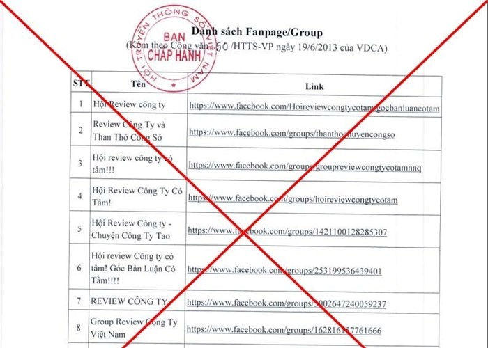 VDCA kiến nghị xử lý 13 mạng xã hội chuyên bôi nhọ doanh nghiệp - Anh 2