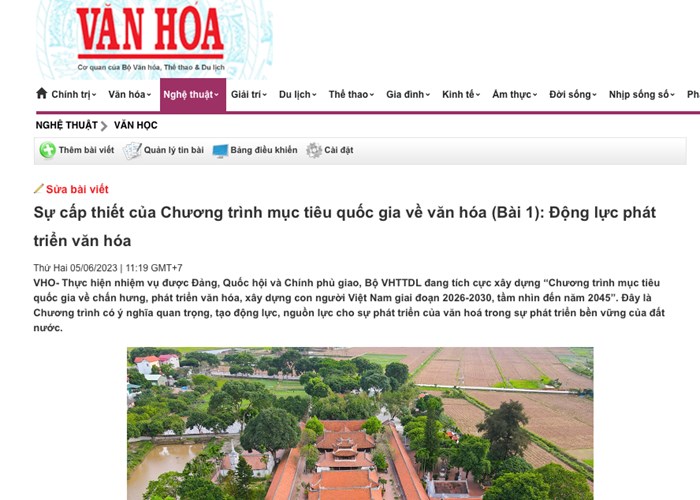 Đẩy mạnh công tác truyền thông chính sách ngành VHTTDL - Anh 1