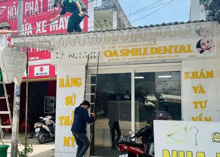 Hai cơ sở nha khoa ở Thanh Hóa bị phạt gần 100 triệu đồng - Anh 1