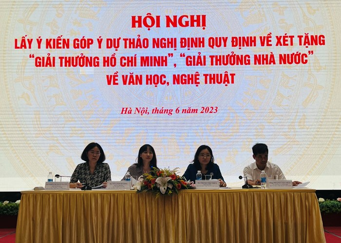 Dự thảo Nghị định quy định xét tặng Giải thưởng Hồ Chí Minh, Giải thưởng Nhà nước về VHNT: Khát vọng có nhiều tác phẩm sống mãi với thời gian - Anh 3