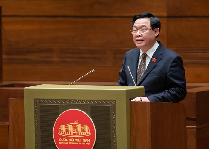 Chủ tịch Quốc hội Vương Đình Huệ: Kỳ họp thứ 5, Quốc hội khoá XV đã hoàn thành toàn bộ chương trình đề ra - Anh 1