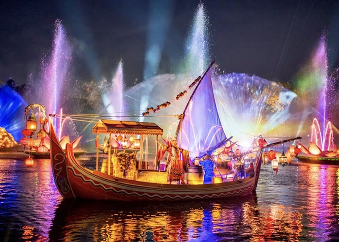Hé lộ show diễn trên sông đặc sắc chưa từng có tại Mega Grand World Hà Nội - Anh 2