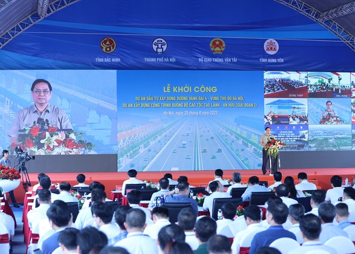 Thủ tướng phát lệnh khởi công đường Vành đai 4 - Vùng Thủ đô - Anh 3