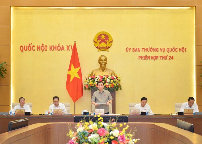 Khai mạc Phiên họp thứ 24 của Ủy ban Thường vụ Quốc hội - Anh 1