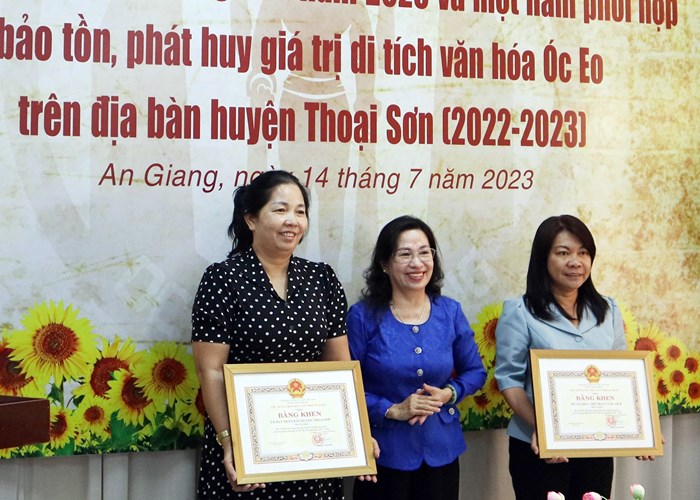 Bảo vệ và phát huy giá trị di tích văn hóa Óc Eo - Anh 1