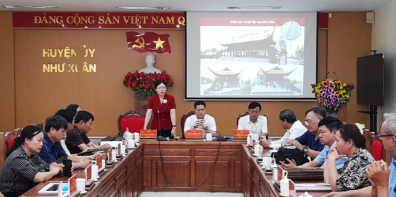 Thanh Hóa lấy ý kiến tu bổ, tôn tạo di tích lịch sử đền Chín Gian - Anh 1