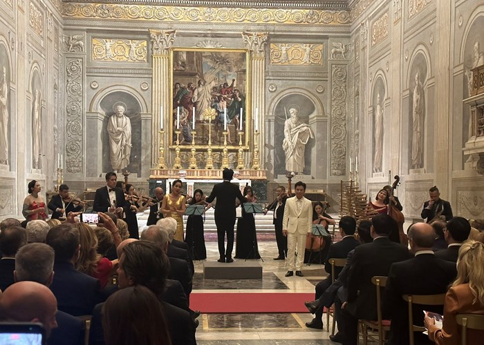 Chủ tịch nước Võ Văn Thưởng và Tổng thống Italia tham dự Hòa nhạc kỷ niệm 50 năm quan hệ ngoại giao Việt Nam - Italia - Anh 1