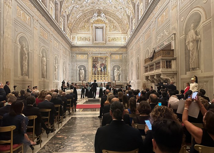 Chủ tịch nước Võ Văn Thưởng và Tổng thống Italia tham dự Hòa nhạc kỷ niệm 50 năm quan hệ ngoại giao Việt Nam - Italia - Anh 2