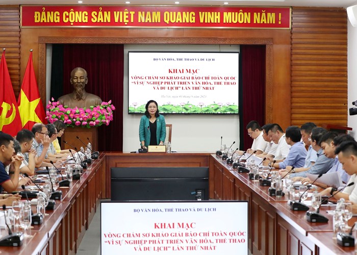Giải Báo chí toàn quốc “Vì sự nghiệp phát triển VHTTDL lần thứ nhất”: Hơn 1.000 tác phẩm cho thấy sự quan tâm đặc biệt của báo chí - Anh 13