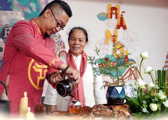 Không gian giới thiệu Ẩm thực Hà Nội năm 2023 - Anh 1