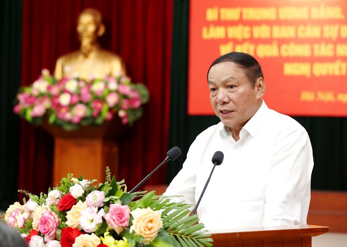 Nửa nhiệm kỳ triển khai Nghị quyết Đại hội XIII của Đảng về xây dựng, phát triển văn hoá, con người Việt Nam: Hiện thực hoá khát vọng xây dựng đất nước hùng cường - Anh 3