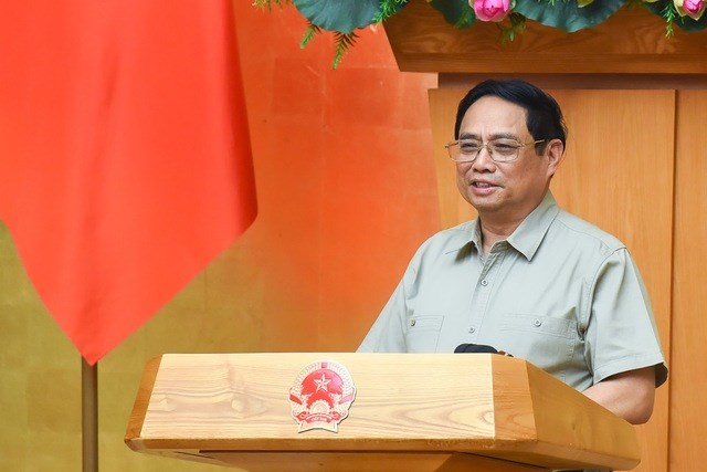 Thủ tướng chủ trì phiên họp Chính phủ chuyên đề xây dựng pháp luật tháng 8.2023 - Anh 1
