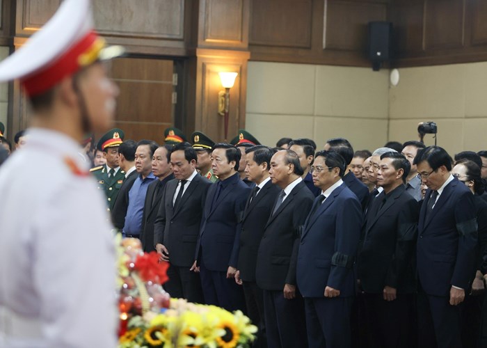 Tổ chức trọng thể Lễ Truy điệu Phó Thủ tướng Lê Văn Thành - Anh 1