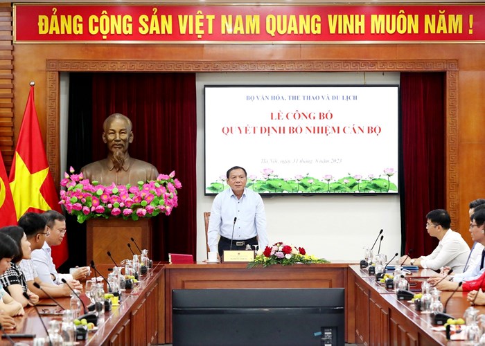 Bộ VHTTDL công bố Quyết định bổ nhiệm cán bộ - Anh 3
