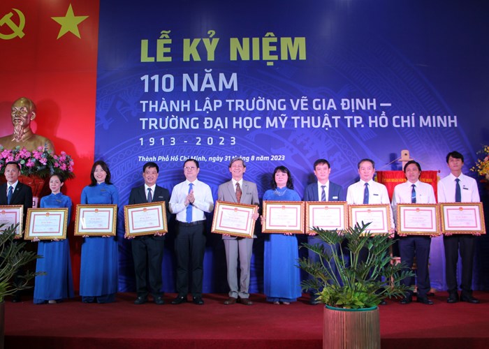 Kỷ niệm 110 năm thành lập Trường Vẽ Gia Định - Trường ĐH Mỹ thuật TP.HCM - Anh 3