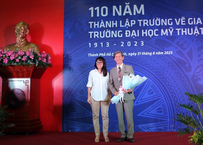 Kỷ niệm 110 năm thành lập Trường Vẽ Gia Định - Trường ĐH Mỹ thuật TP.HCM - Anh 4