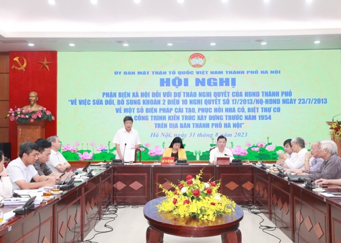 Cải tạo biệt thự cũ nhưng phải giữ được những nét văn hóa, di tích lịch sử của Thủ đô - Anh 2