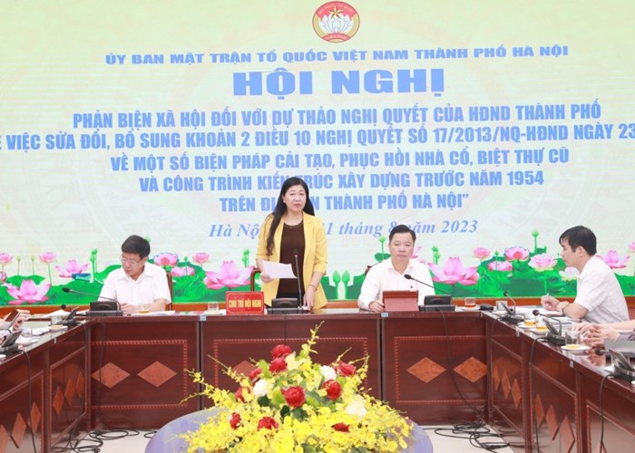 Cải tạo biệt thự cũ nhưng phải giữ được những nét văn hóa, di tích lịch sử của Thủ đô - Anh 1