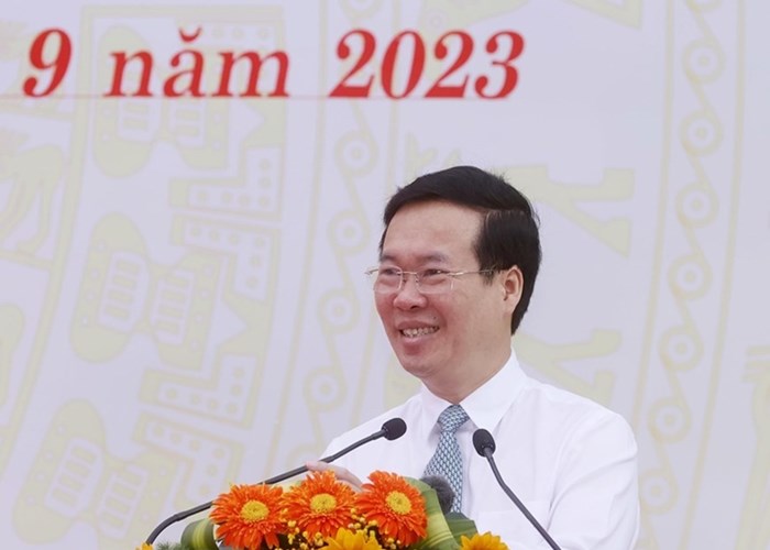 Chủ tịch nước dự khai giảng năm học mới tại Trường Dân tộc nội trú Gia Lai - Anh 1