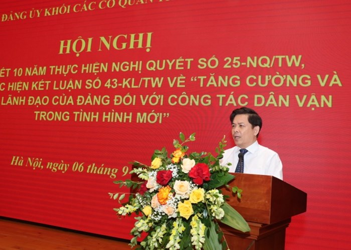 Nhiều chuyển biến tích cực đối với công tác dân vận trong các cơ quan Trung ương - Anh 1