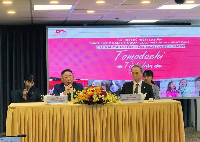 Công bố dự án Ca khúc hữu nghị Việt – Nhật “Tomodachi – Tình bạn” - Anh 1