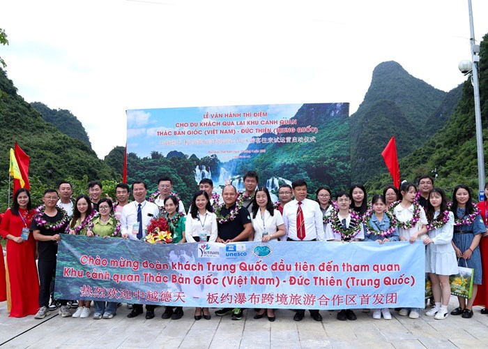 Vận hành thí điểm qua lại khu cảnh quan thác Bản Giốc (Việt Nam) - Đức Thiên (Trung Quốc) - Anh 4