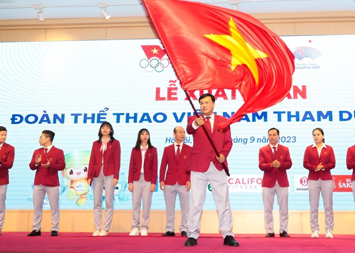 Đoàn Thể thao Việt Nam xuất quân lên đường dự Asian Games 19: Quyết tâm, nỗ lực cao nhất! - Anh 6