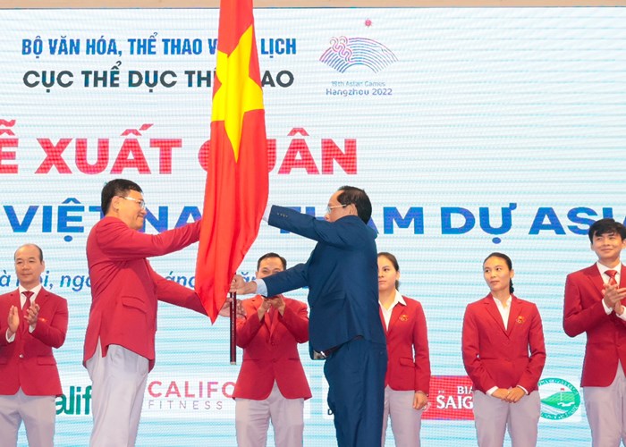Đoàn Thể thao Việt Nam xuất quân lên đường dự Asian Games 19: Quyết tâm, nỗ lực cao nhất! - Anh 5