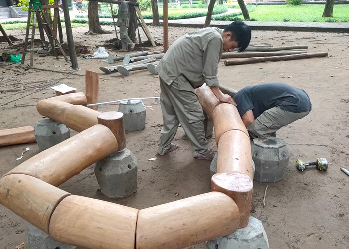 Sân chơi Sự tích Thánh Gióng tại Di tích Văn Miếu- Quốc Tử Giám - Anh 2
