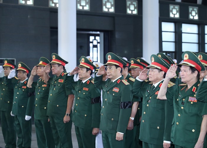 Tiễn đưa Thượng tướng Nguyễn Chí Vịnh về nơi an nghỉ cuối cùng - Anh 5