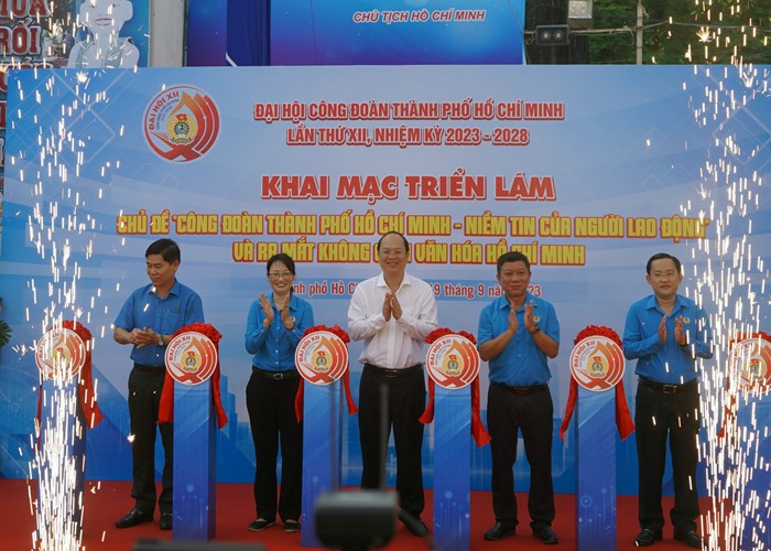Triển lãm “Công đoàn TP.HCM - Niềm tin của người lao động” - Anh 1