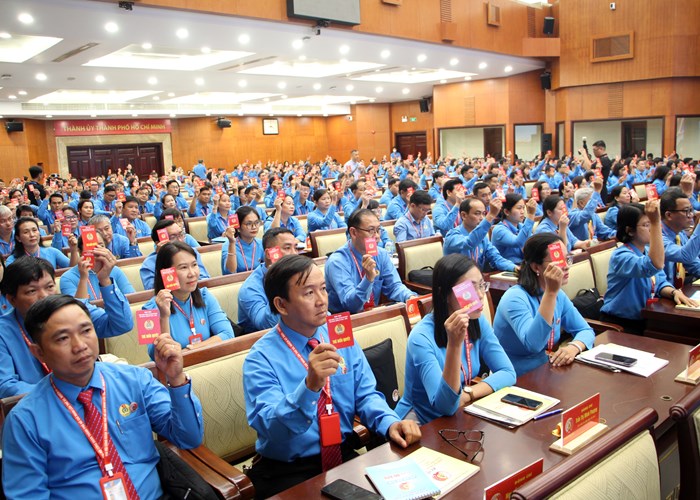 Khai mạc Đại hội Công đoàn TP.HCM lần thứ XII - Anh 2