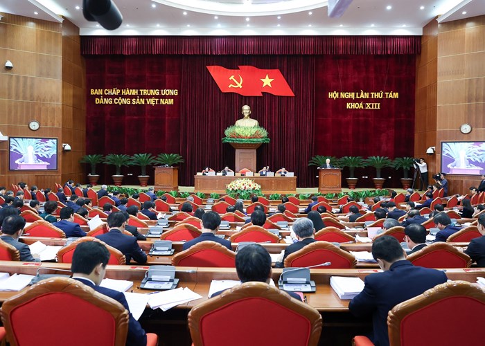 Khai mạc Hội nghị lần thứ tám Ban Chấp hành Trung ương Đảng khóa XIII - Anh 4