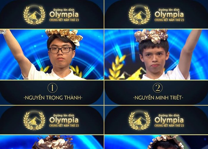 Lê Xuân Mạnh vô địch Đường lên đỉnh Olympia - Anh 1