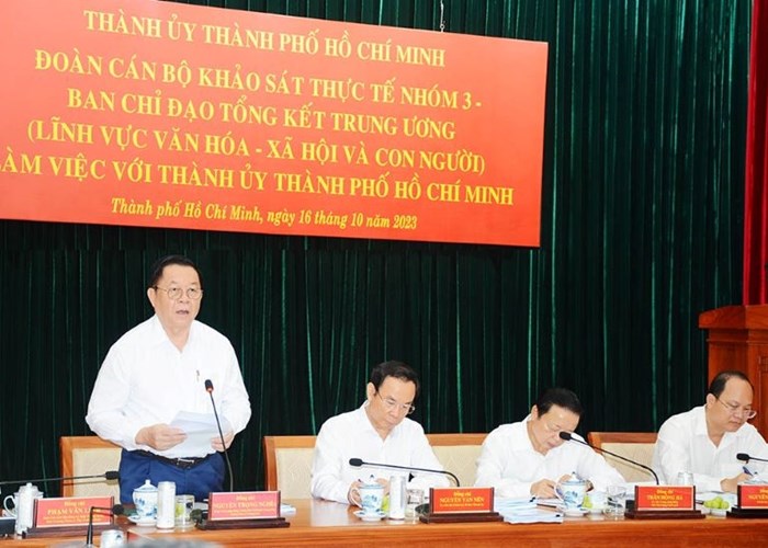 TP.HCM cần giải pháp đột phá về phát triển văn hóa, xây dựng con người - Anh 1