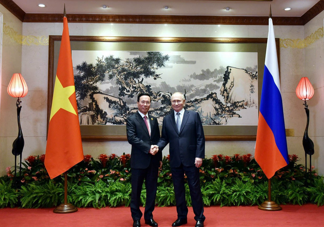Chủ tịch nước Võ Văn Thưởng gặp Tổng thống Liên bang Nga Vladimir Putin - Anh 1
