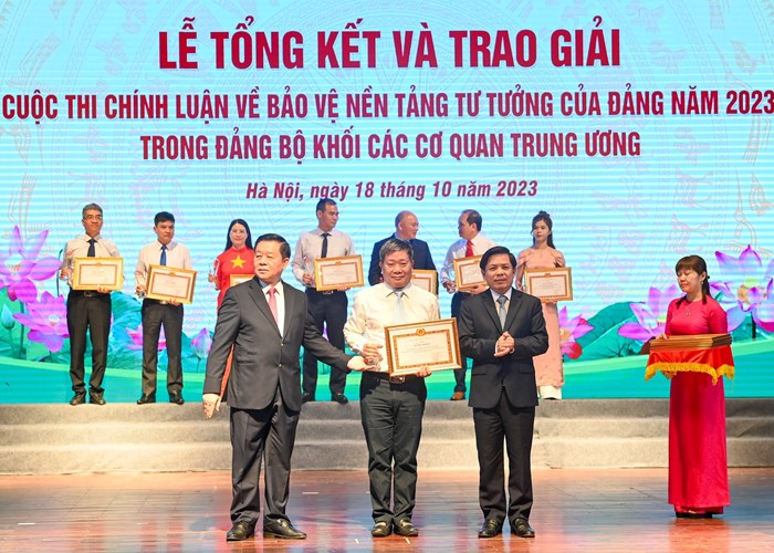 Đảng bộ Bộ VHTTDL đoạt ba giải tại Cuộc thi chính luận bảo vệ nền tảng tư tưởng của Đảng - Anh 2