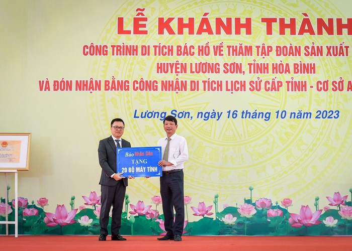 Khánh thành di tích Bác Hồ về thăm Tập đoàn sản xuất Chí Hòa - Anh 5