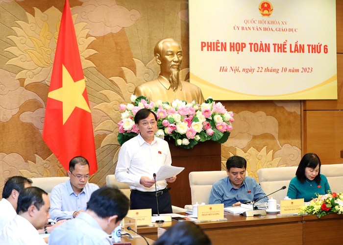 Uỷ ban Văn hoá, Giáo dục của Quốc hội: Bộ VHTTDL đã chủ động, linh hoạt trong chỉ đạo, điều hành - Anh 2