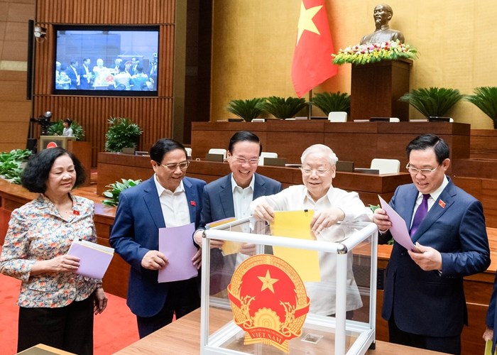 Quốc hội công bố kết quả lấy phiếu tín nhiệm 44 lãnh đạo - Anh 1