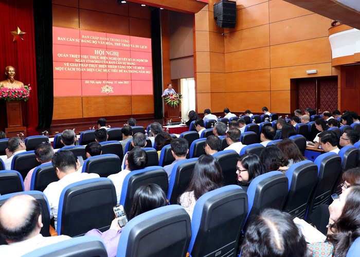 Bộ VHTTDL: Tăng tốc về đích toàn diện các mục tiêu năm 2023 - Anh 3