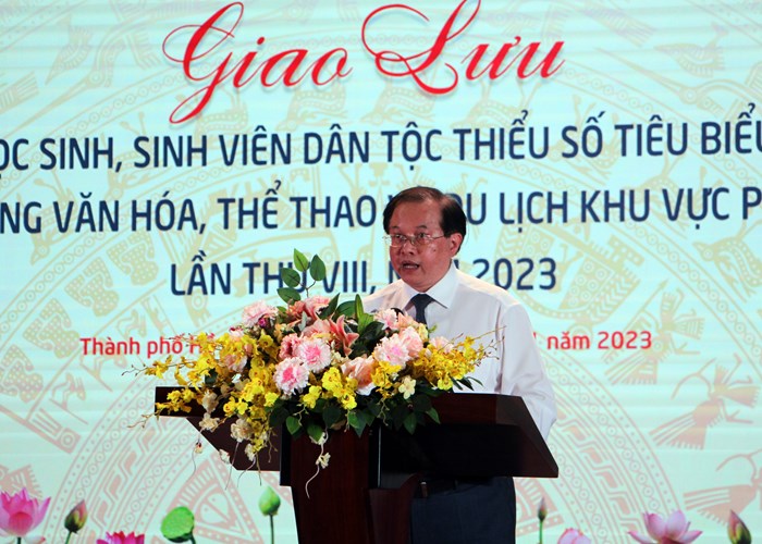 Đêm giao lưu HSSV dân tộc thiểu số tiêu biểu các trường VHTTDL khu vực phía Nam - Anh 1
